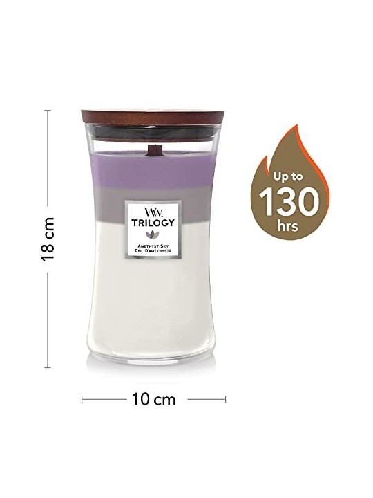 Candela Profumata WoodWick Amethyst Sky 609 5g