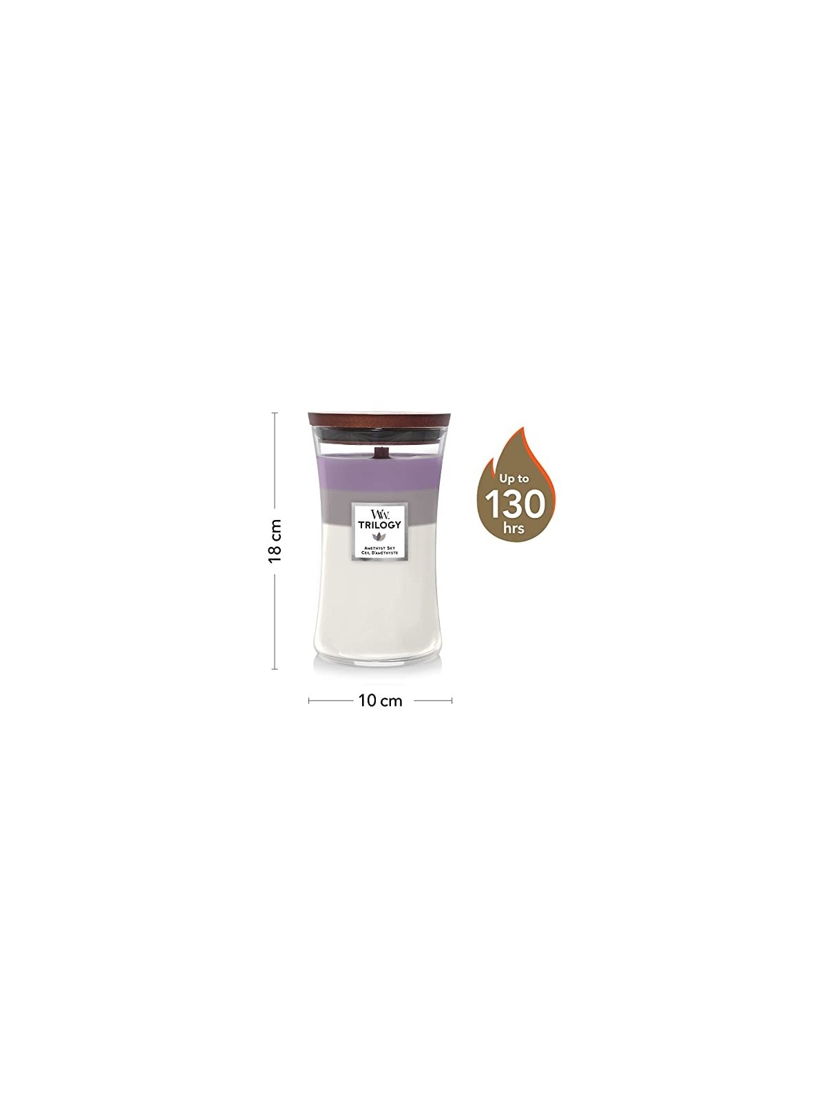 Candela Profumata WoodWick Amethyst Sky 609 5g