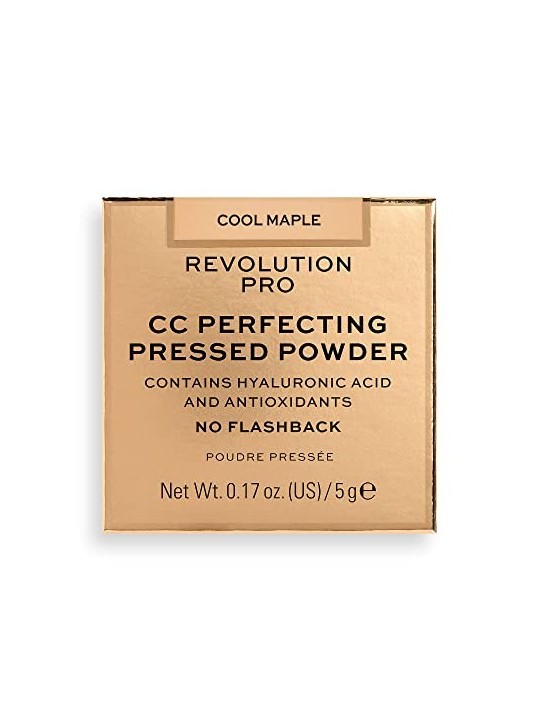 Revolution PRO Cipria compatta CC Perfecting 5 g - Tonalità: Cool Maple donna Revolution Pro www.essenzetotalstyle.com 