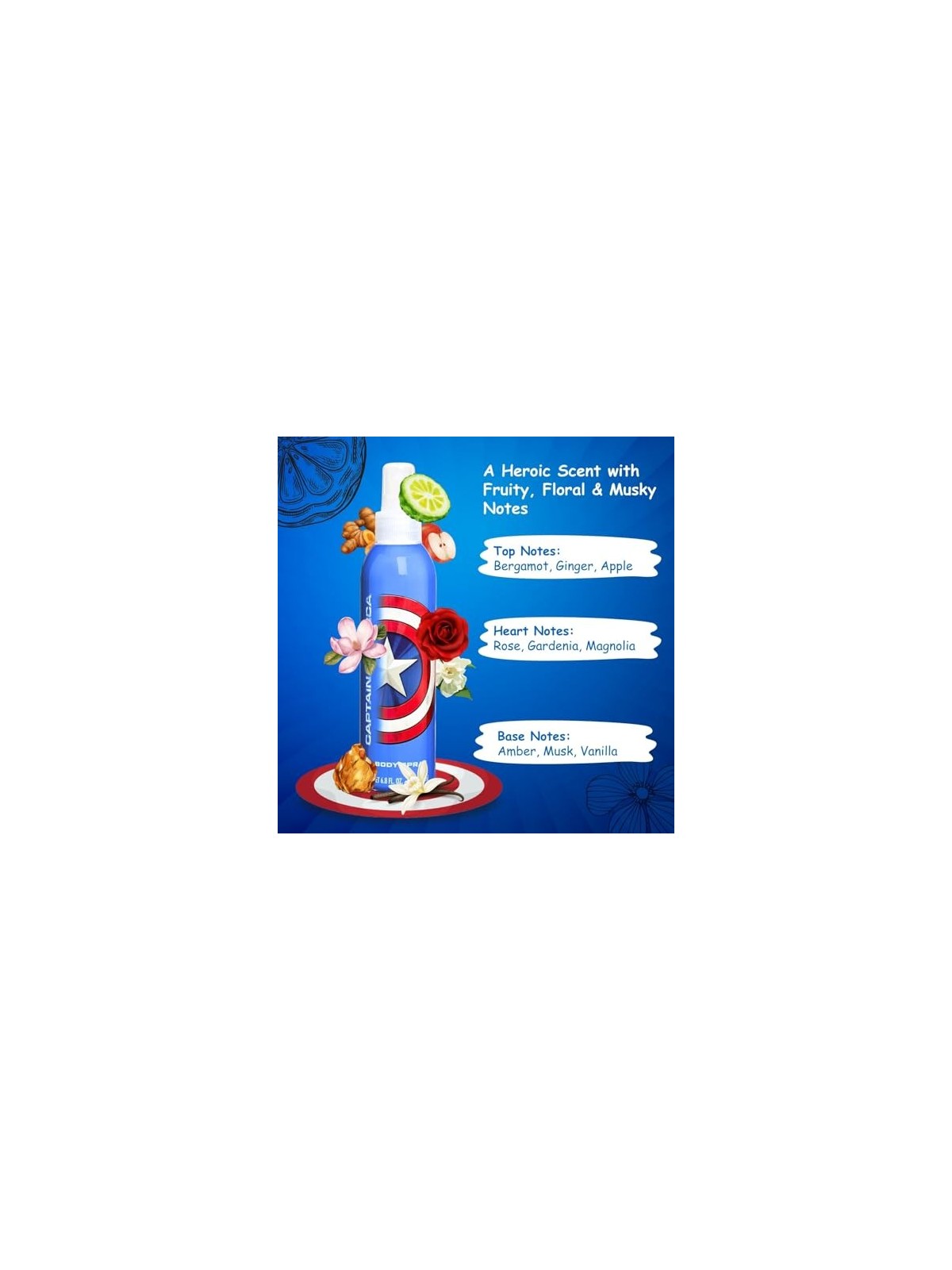 Eau de Toilette Capitan America per Bambini 200ml