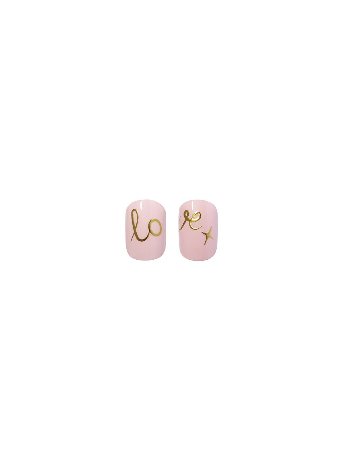 Unghie LUXE LOOKS con colla squoval edizione limitata love letters 24 unit unisex