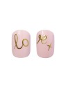 Unghie LUXE LOOKS con colla squoval edizione limitata love letters 24 unit unisex
