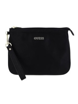 Borsa da Toilette Guess Vanille in Pelle Sintetica Nera 25 x 19 x 2 cm donna