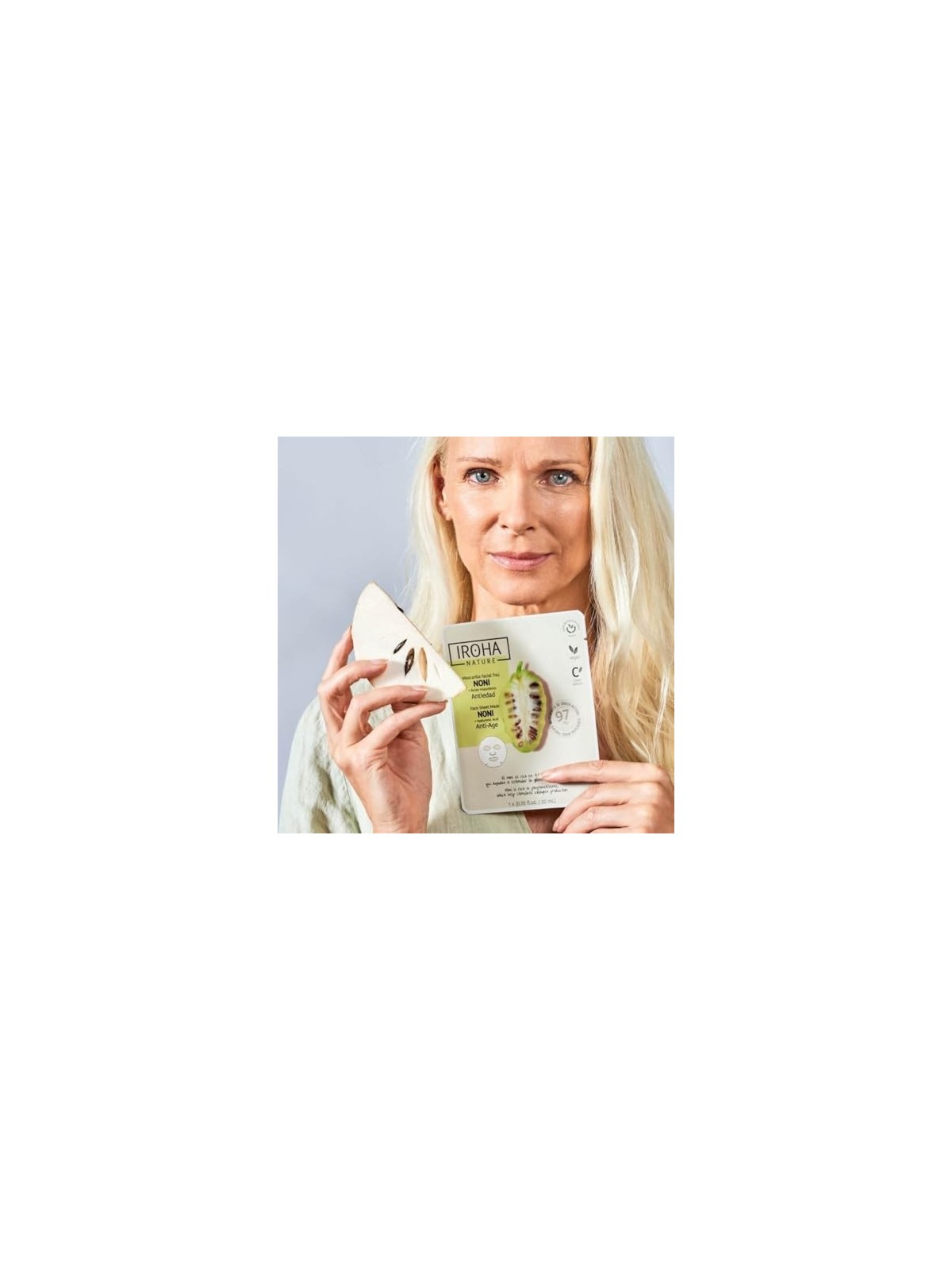 Iroha NATURE MASK noni acido ialuronico 1 unit donna