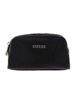 Guess Earlene Black Polyester Bag with Double Zipper