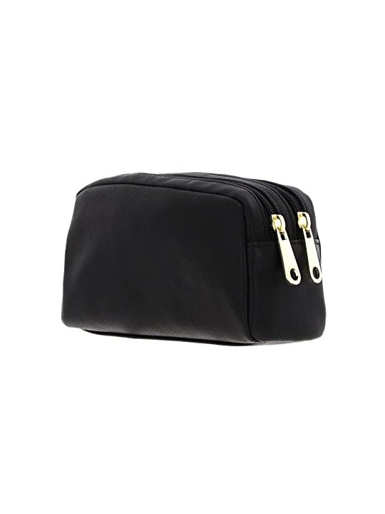 Guess Earlene Black Polyester Bag with Double Zipper