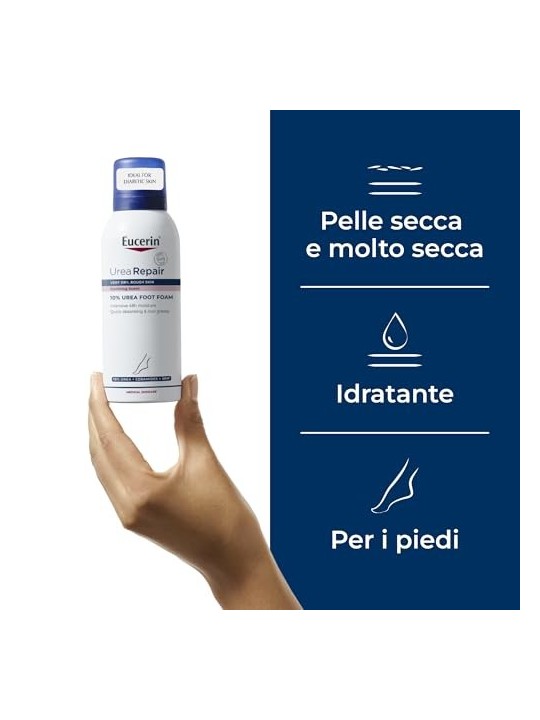 Eucerin UreaRepair Schiuma per piedi con urea al 10 donna 150ml