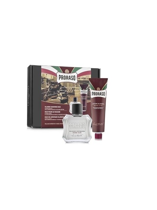 Proraso BARBE DURE CLASSIC SHAVE LOT 2 unit uomo