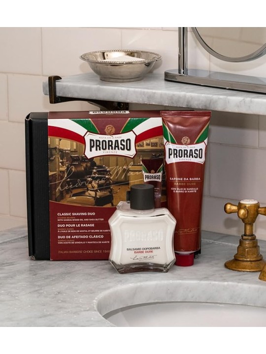 Proraso BARBE DURE CLASSIC SHAVE LOT 2 unit uomo