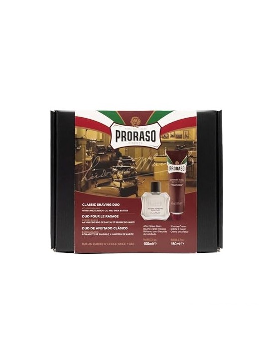Proraso BARBE DURE CLASSIC SHAVE LOT 2 unit uomo