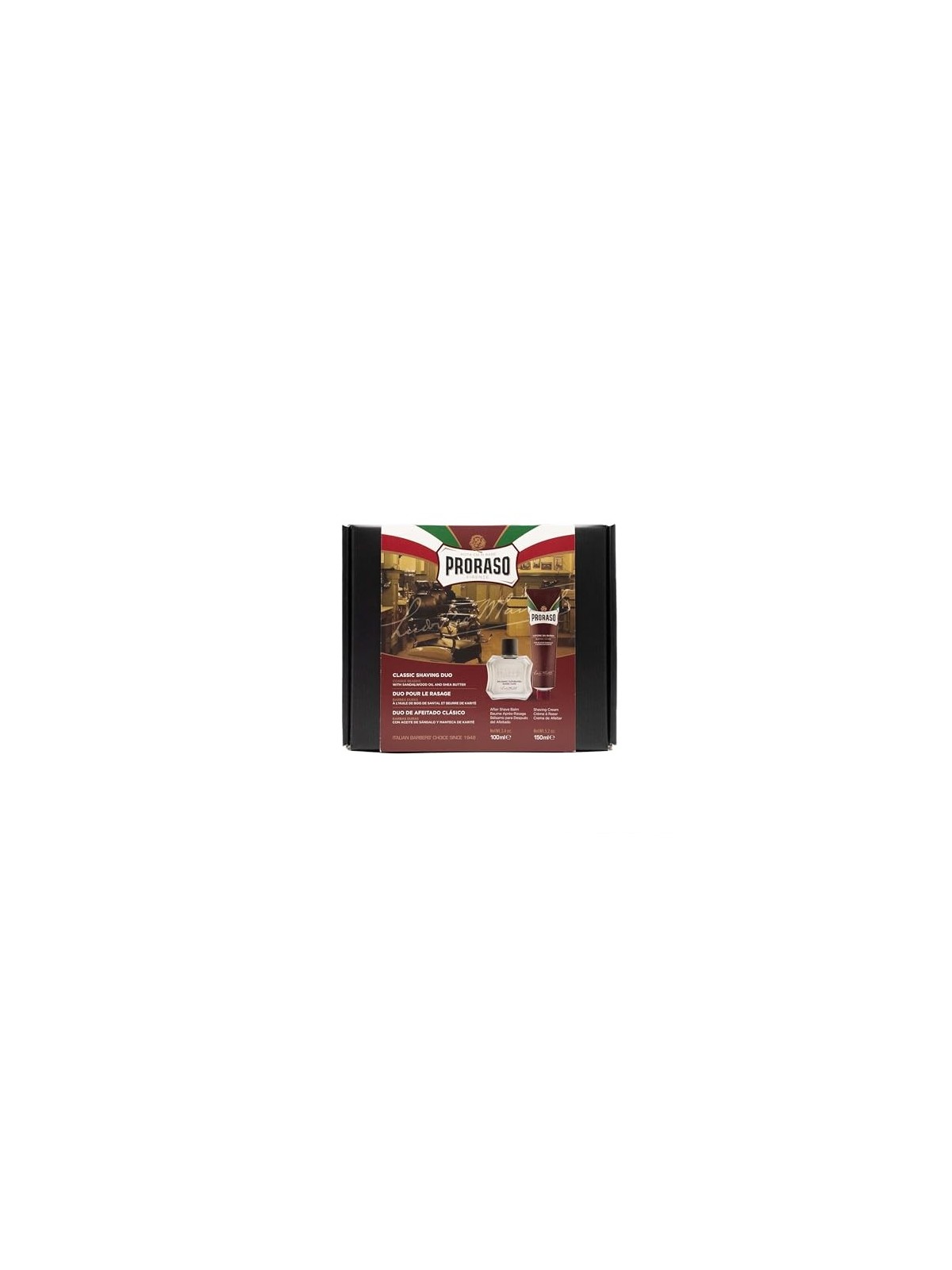 Proraso BARBE DURE CLASSIC SHAVE LOT 2 unit uomo