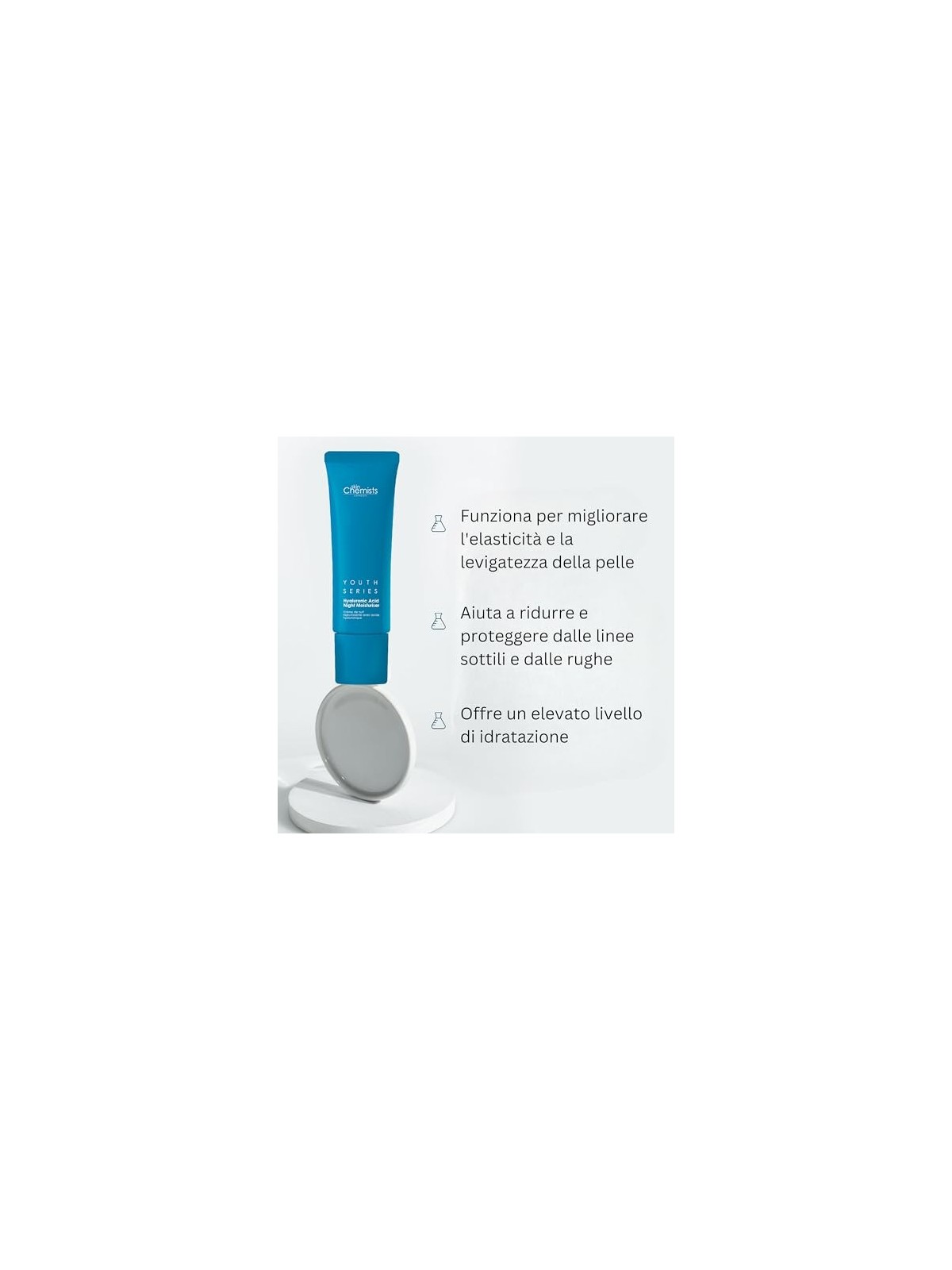Crema Notte Idratante all'Acido Ialuronico 50ml