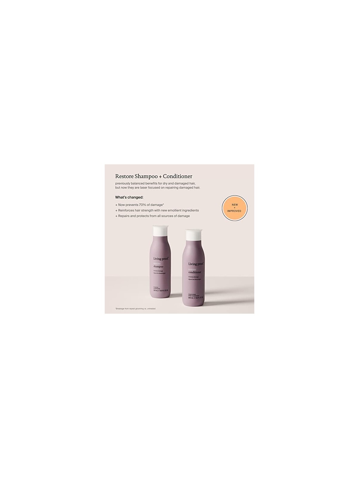 Living Proof RESTORE Shampoo Rigenerante 236ml Unisex