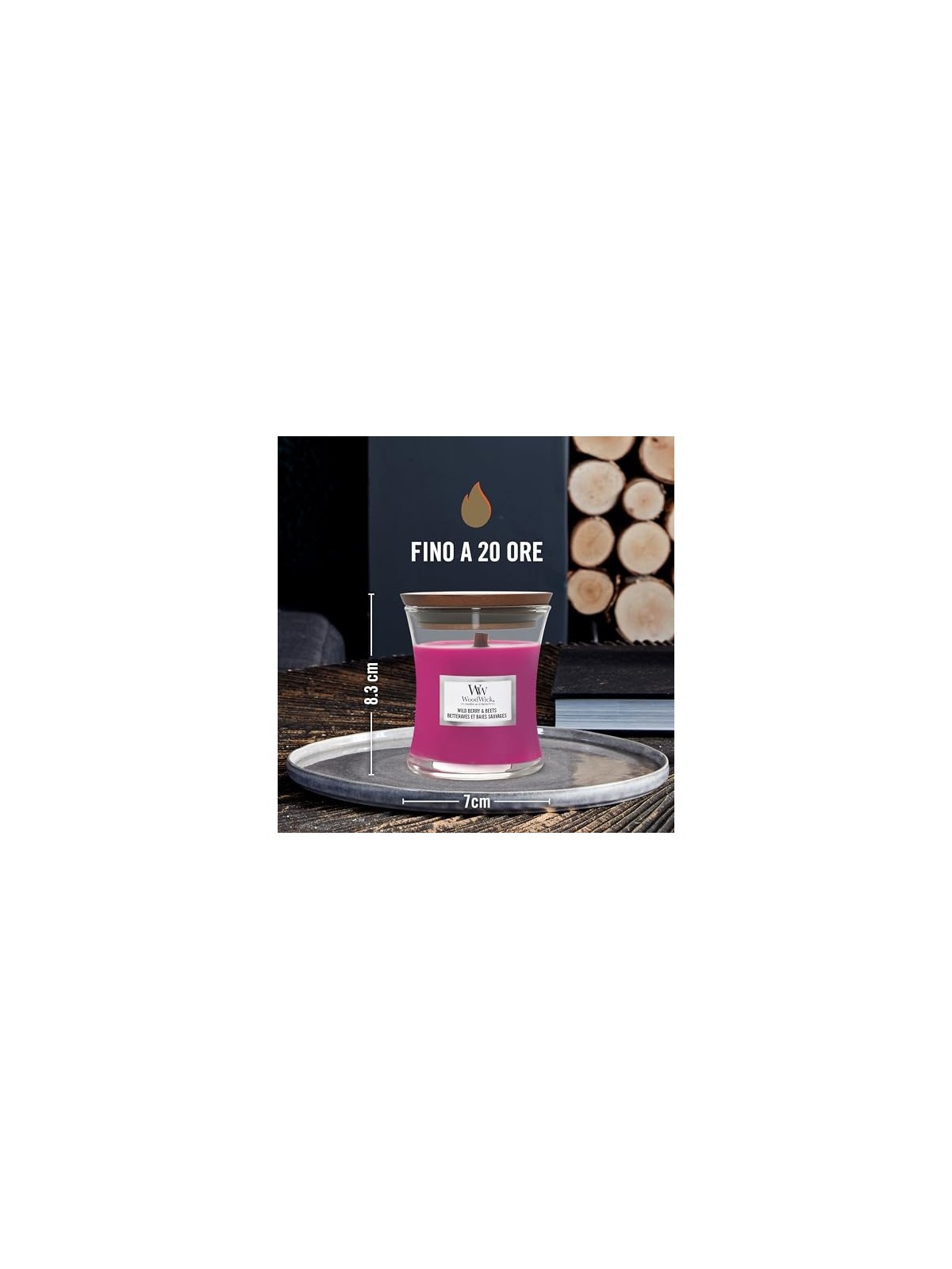 WoodWick Wild Berry and Beets Vase Unisex 85.0g