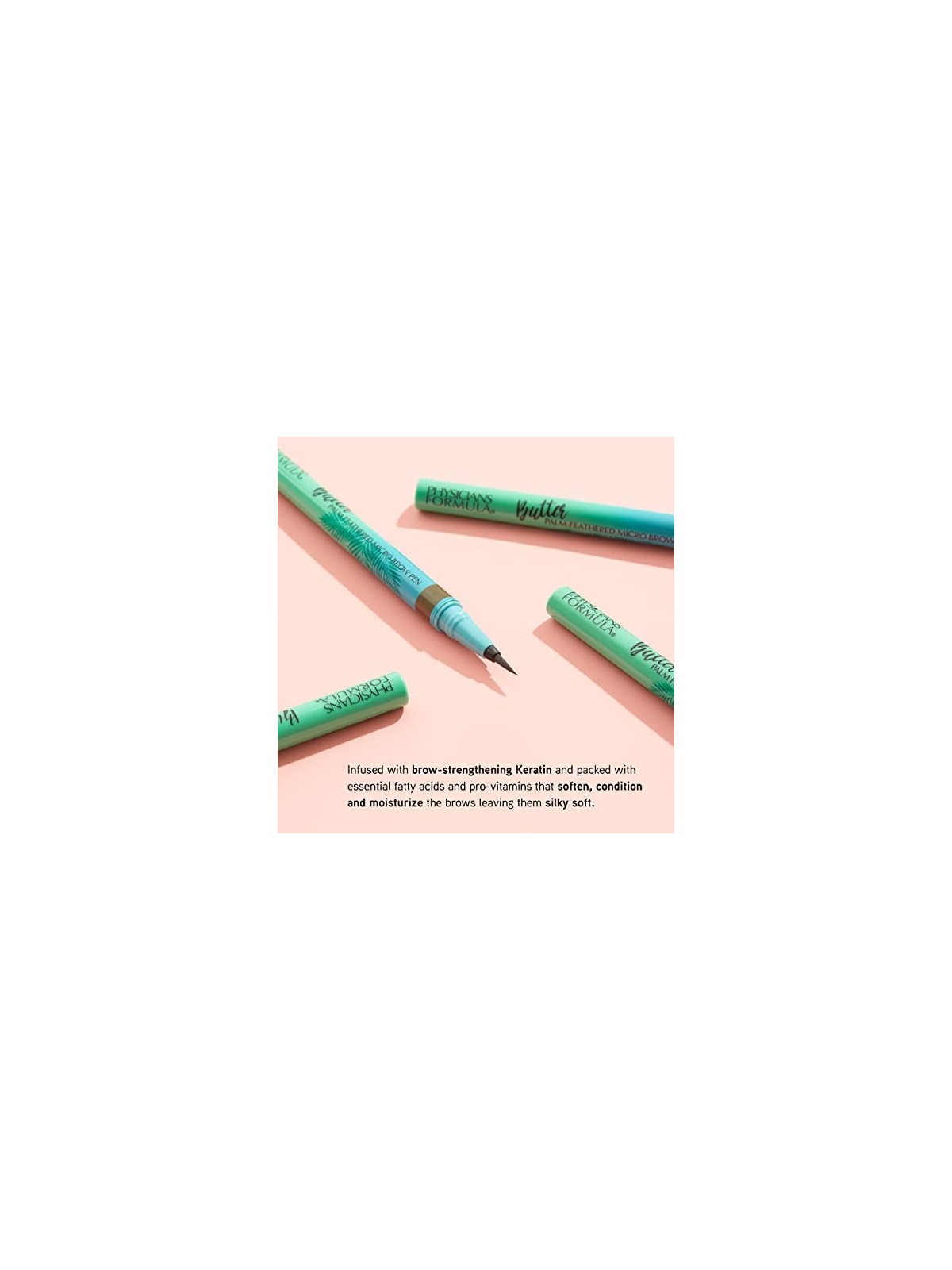 Physicians Formula Micro penna per sopracciglia con piume di palma al burro 05 ml donna Universal Brown