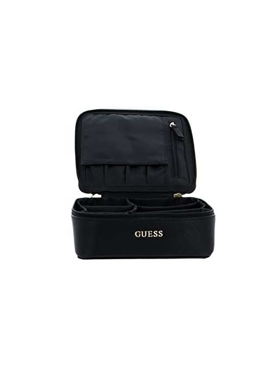 Guess Borsone in Pelle Sintetica Portagioie Nero