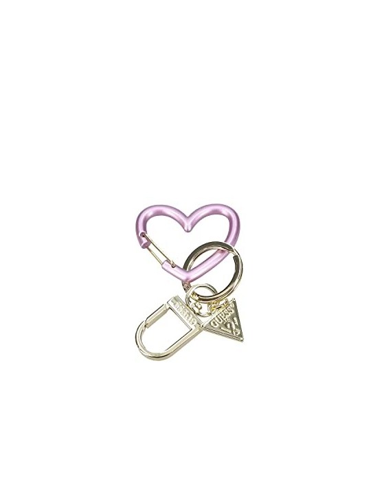 Guess Heart-Shaped Keychain RW7424 Purple
