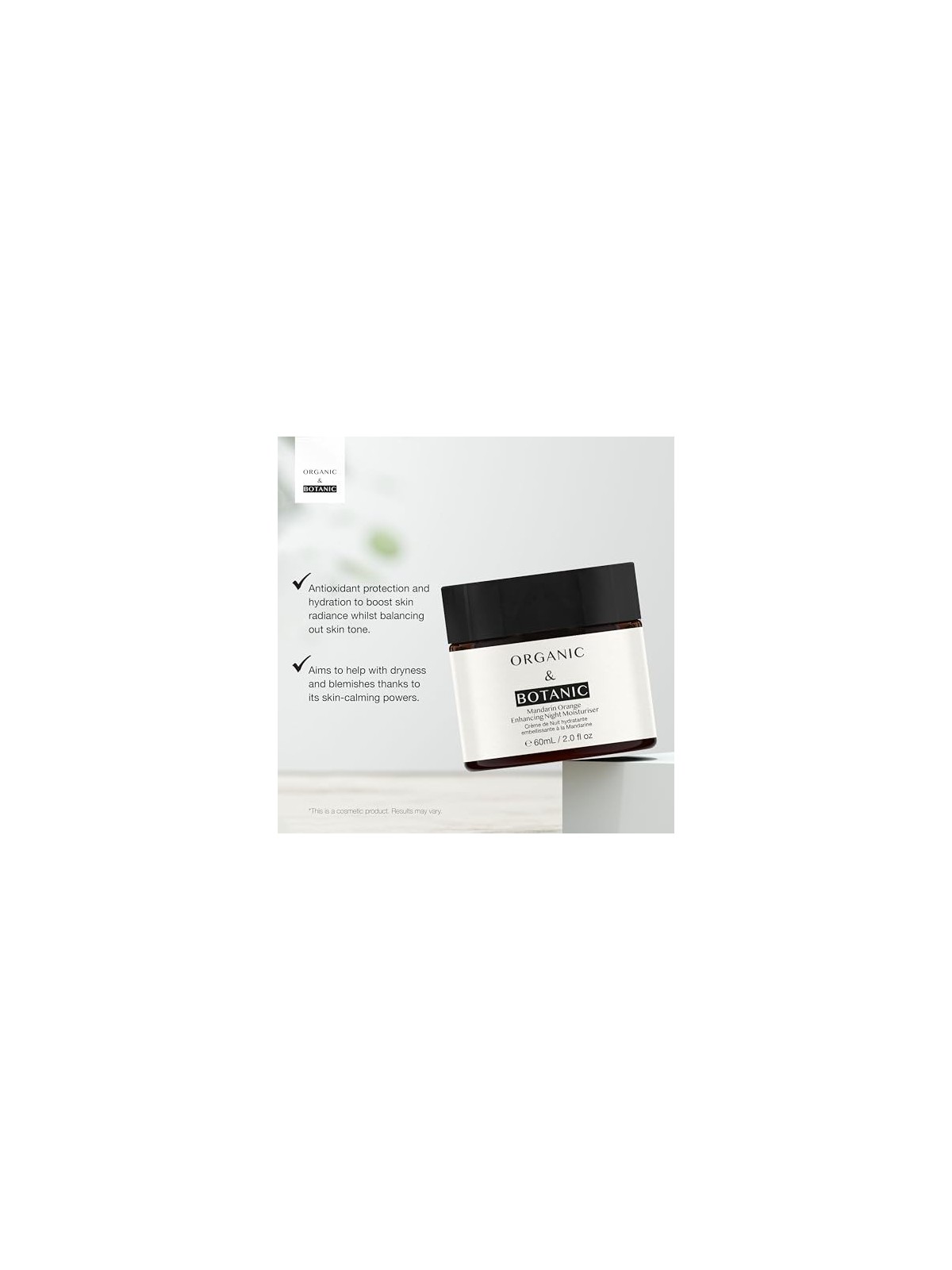 Crema notte riparatrice MANDARINI 50ml Organic & Botanic