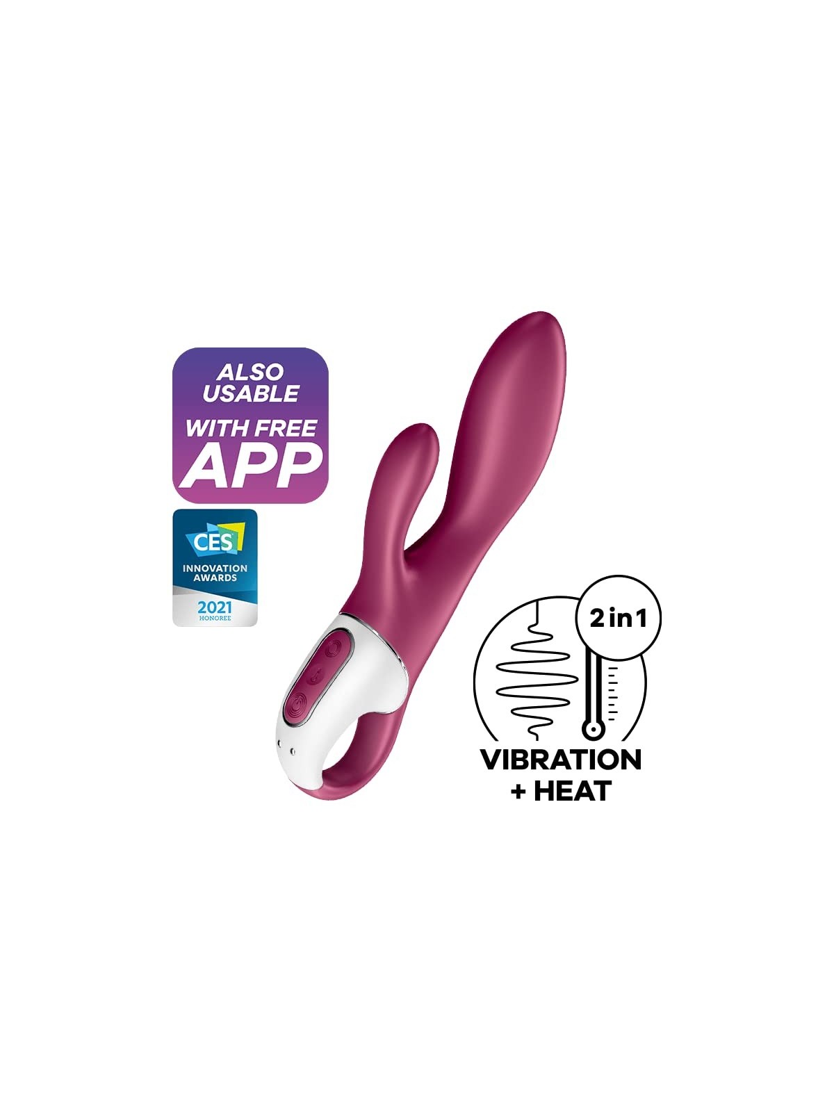 Vibratore riscaldante Heated Affair con app