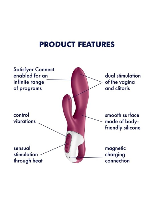 Vibratore riscaldante Heated Affair con app