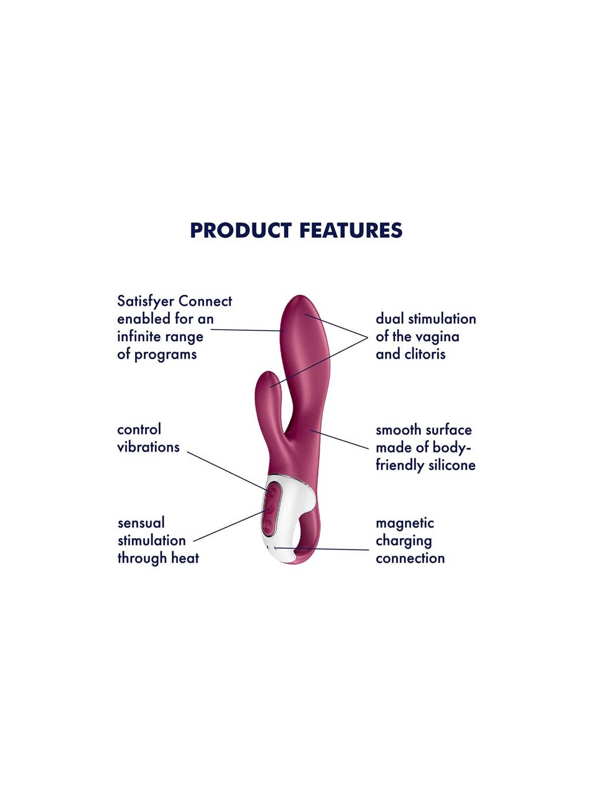 Vibratore riscaldante Heated Affair con app