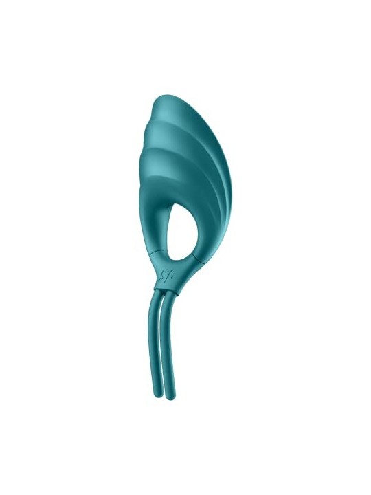 Anello vibrante unisex Satisfyer Swordman, verde