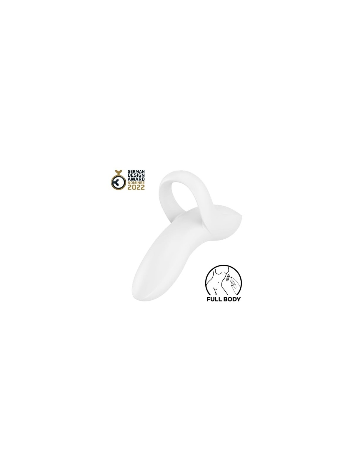 Bold Lover Vibratore da Dito Bianco