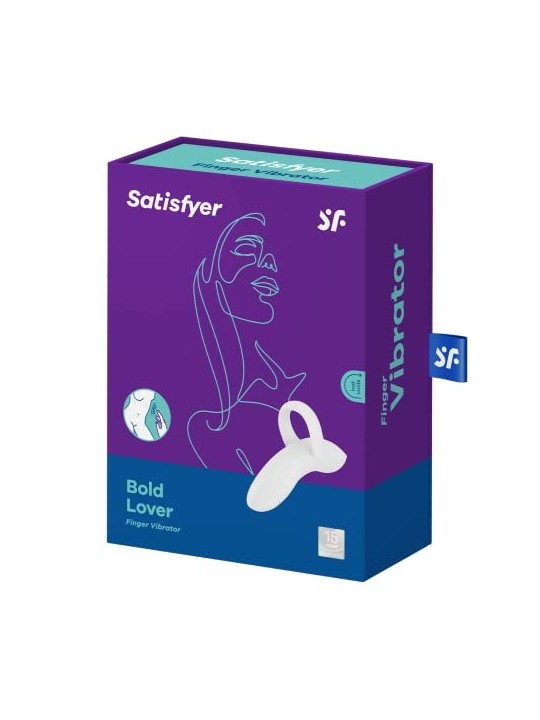 Bold Lover Vibratore da Dito Bianco