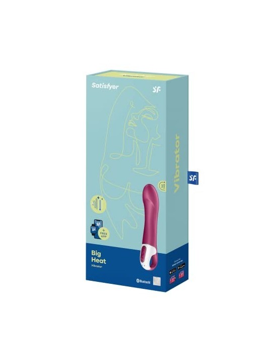SATISFYER Big Heat Vibratore Effetto Calore con App 1 unit Donna