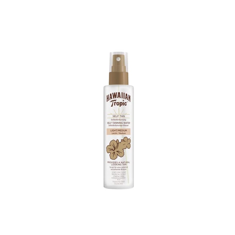 Hawaiian Tropic ACQUA AUTOABBRONZANTE leggeramedia 190ml unisex