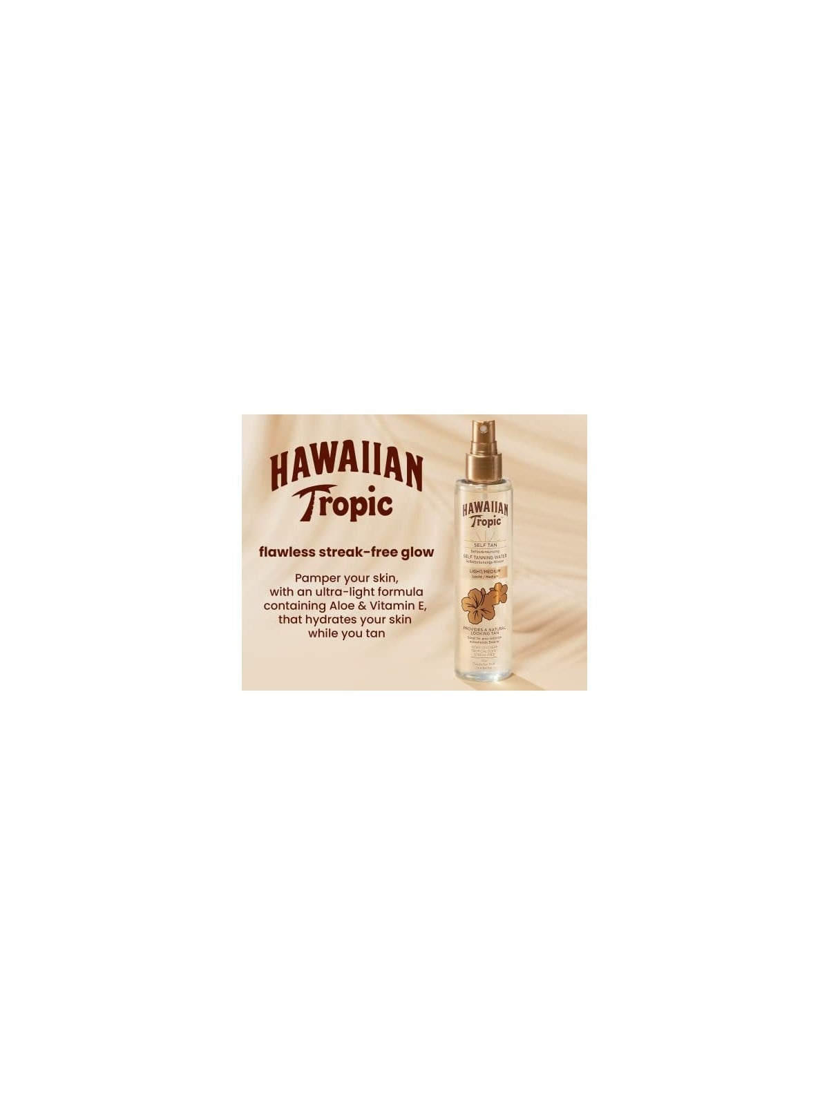 Hawaiian Tropic ACQUA AUTOABBRONZANTE leggeramedia 190ml unisex
