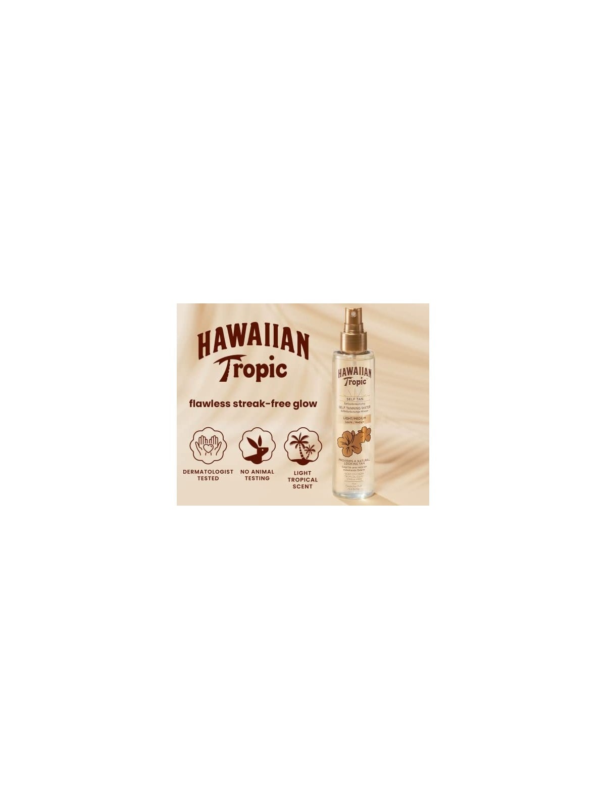 Hawaiian Tropic ACQUA AUTOABBRONZANTE leggeramedia 190ml unisex