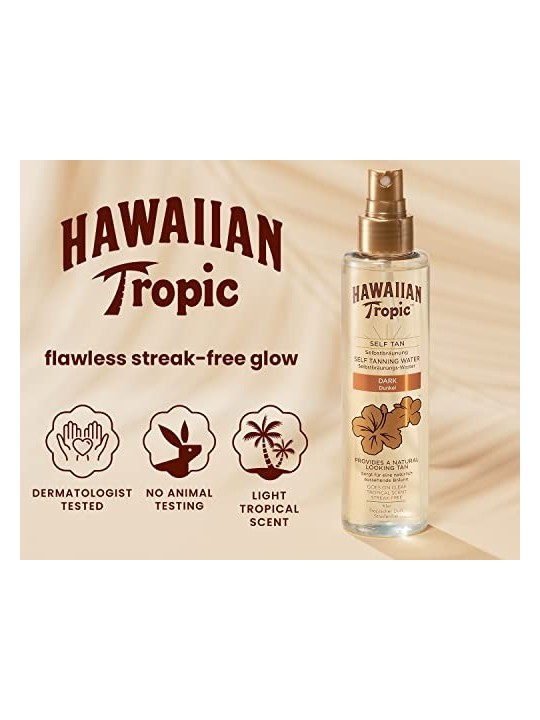 Hawaiian Tropic ACQUA AUTOABBRONZANTE scura 190ml unisex