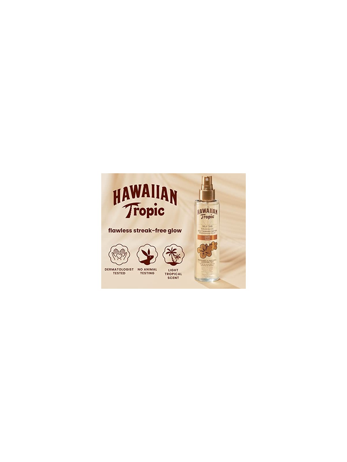 Hawaiian Tropic ACQUA AUTOABBRONZANTE scura 190ml unisex