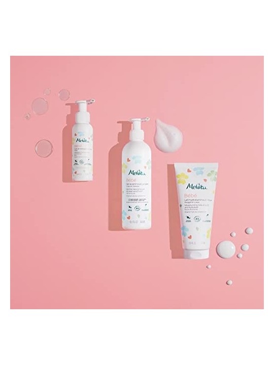 Gel da bagno delicato per neonati Melvita BEBï¿½ï¿½S 300ml unisex
