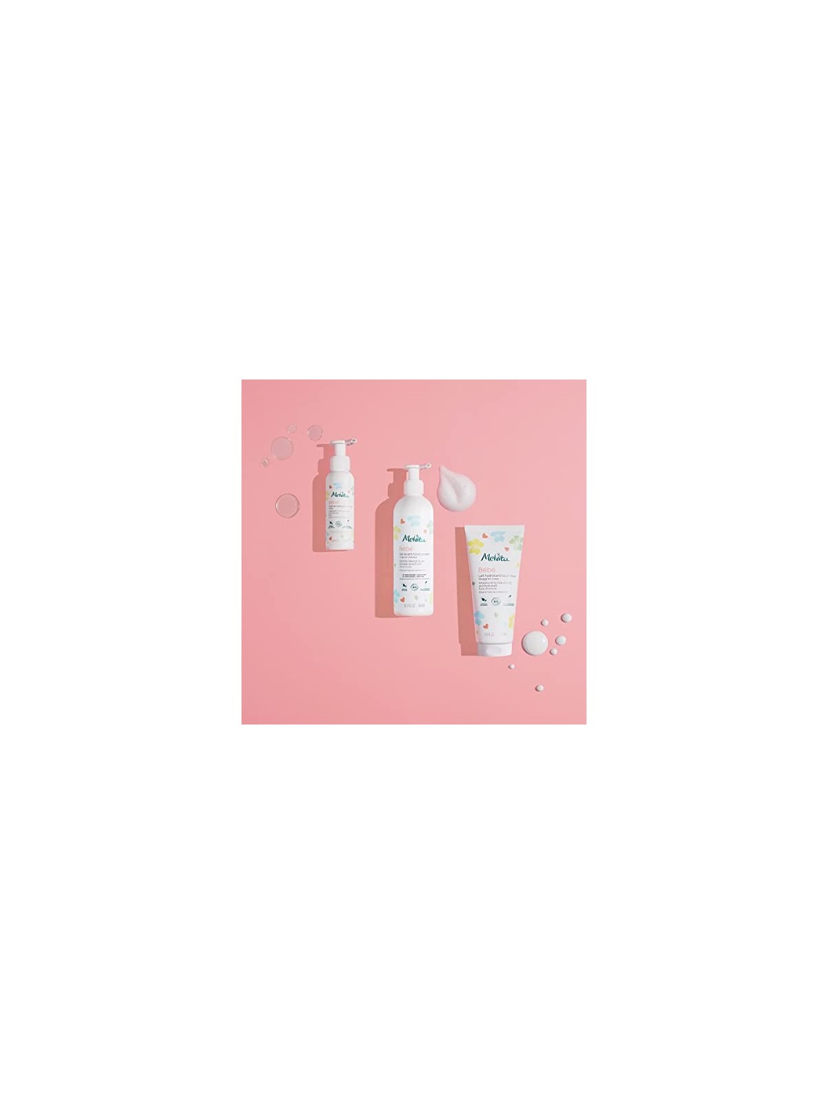 Gel da bagno delicato per neonati Melvita BEBï¿½ï¿½S 300ml unisex