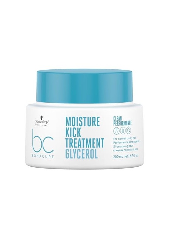 Schwarzkopf Professional BC Bonacure Moisture Kick Maschera al glicerolo donna 200ml