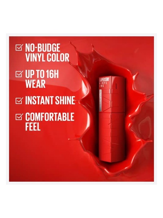 Maybelline Rossetto Superstay Inchiostro Vinile 42 ml donna 45 Capricious
