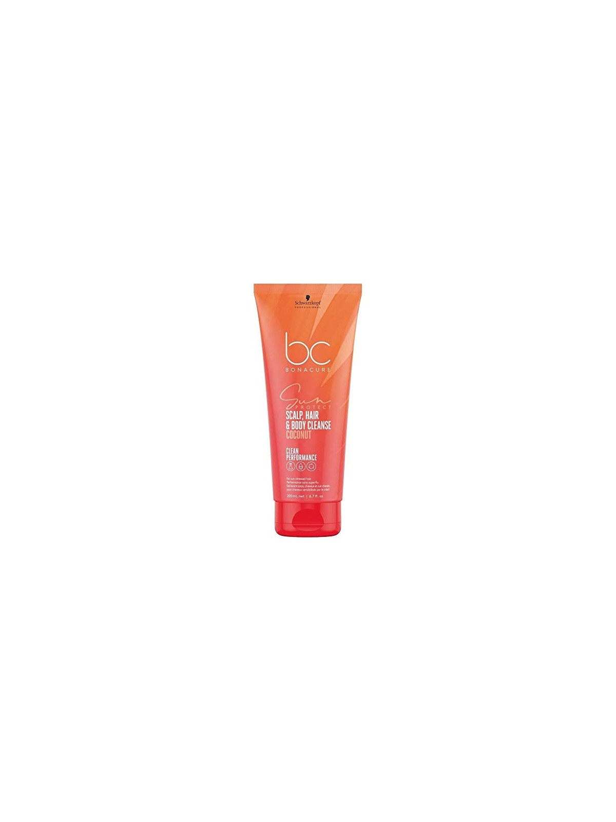 BC Bonacure Sun Protect Coconut Hair and Body Cleanser for women 200ml