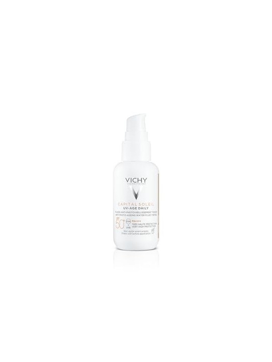 Vichy Capital Soleil unitvage fluido quotidiano dacqua con colore SPF50 40ml donna