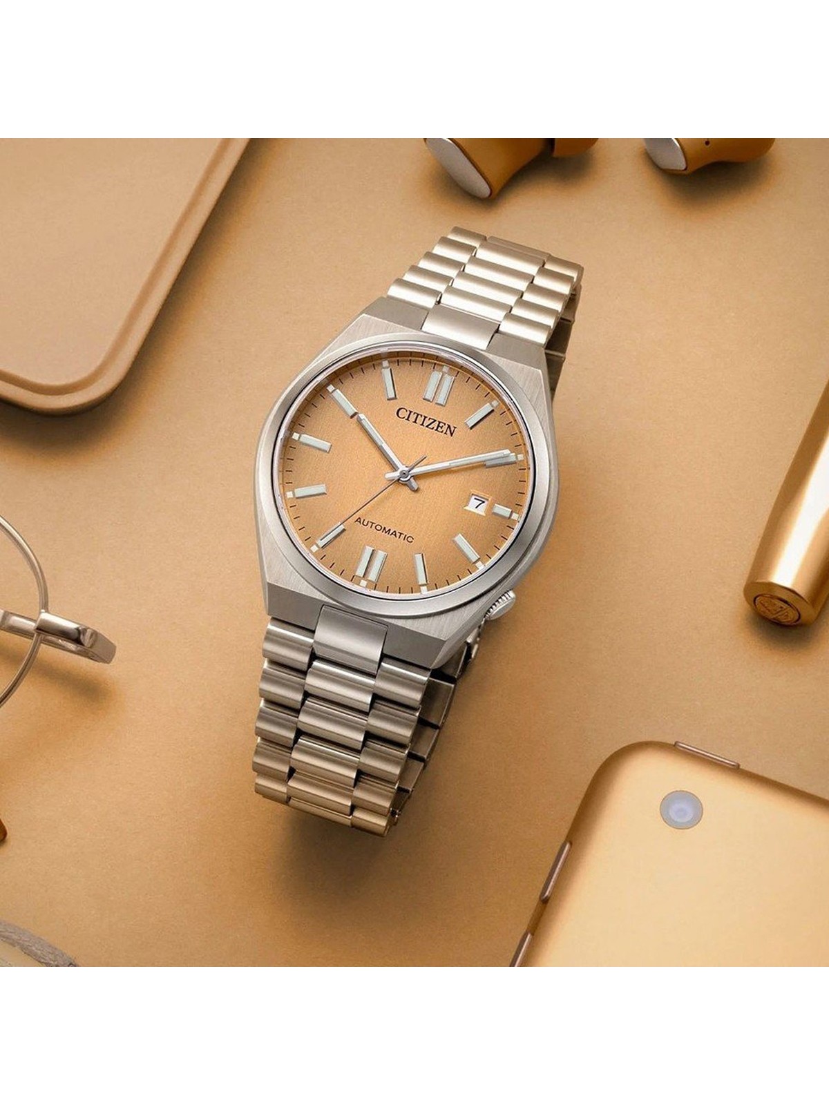 CITIZEN TSUYOSA Automatic - Salmon Pink