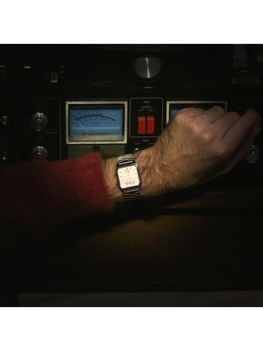 CASIO VINTAGE Edgy Quadrante Sole - Bianco