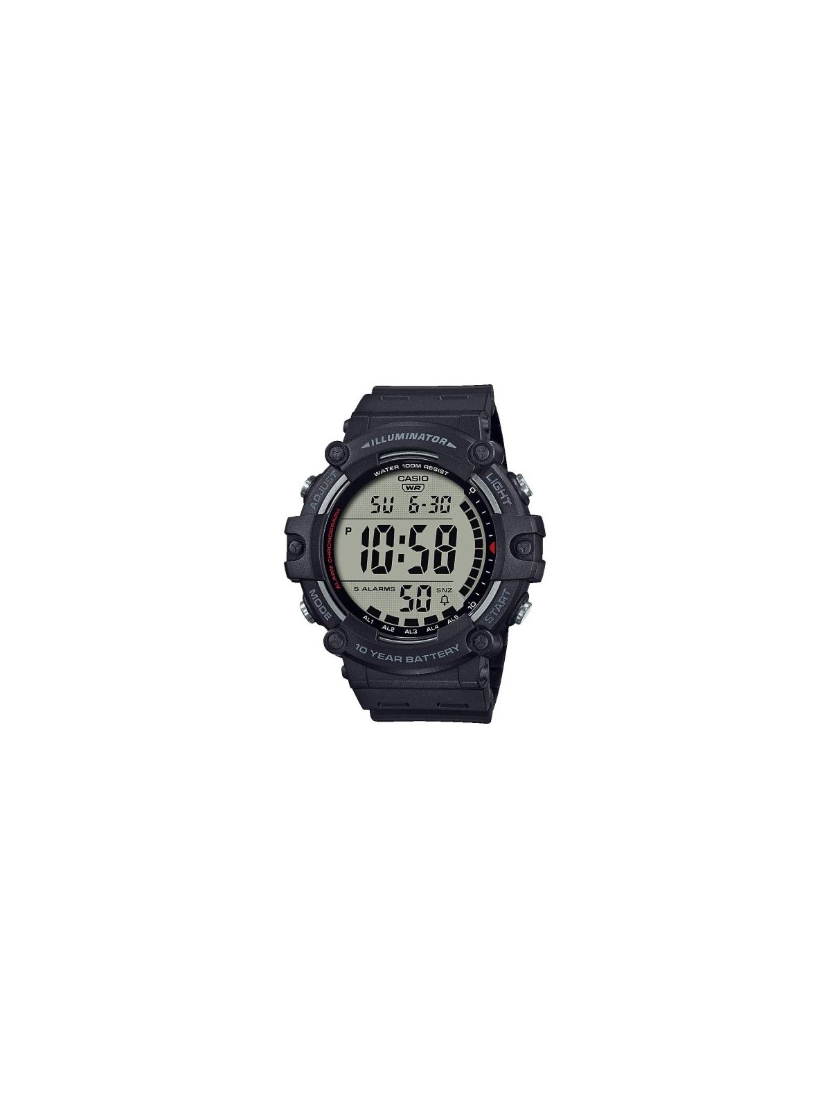 Casio Sport Illuminator Worldtime 10 Years Battery