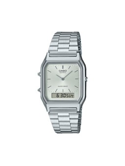 CASIO VINTAGE EDGY Orologio Unisex Silver
