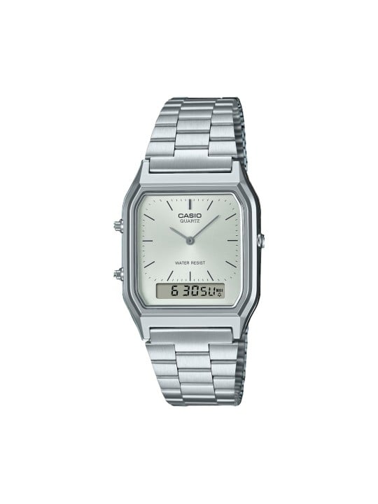 CASIO VINTAGE EDGY Orologio Unisex Silver