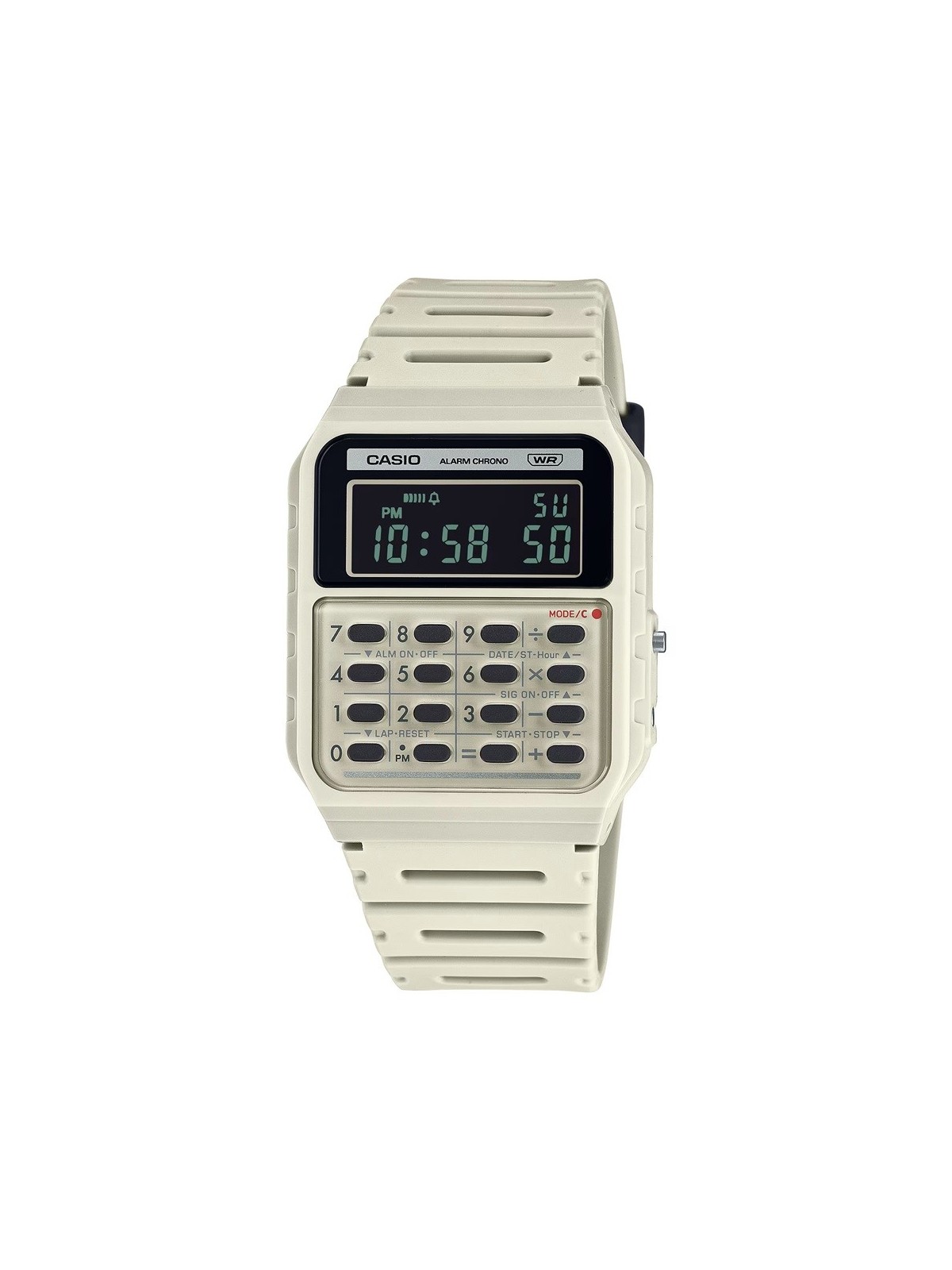 CASIO VINTAGE Mod. CALCULATOR Edgy - Cream