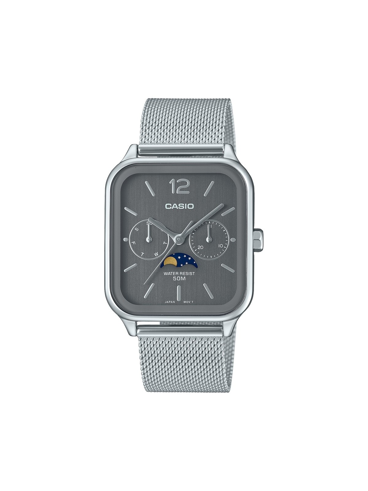 Orologio CASIO Moonphases con Cinturino Mesh