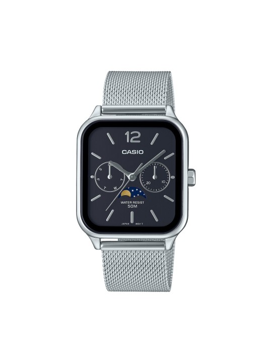 CASIO Mod. MOONPHASES - Orologio Uomo in Acciaio