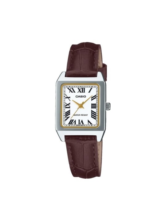 Orologio CASIO Mod. in acciaio e cinturino in pelle