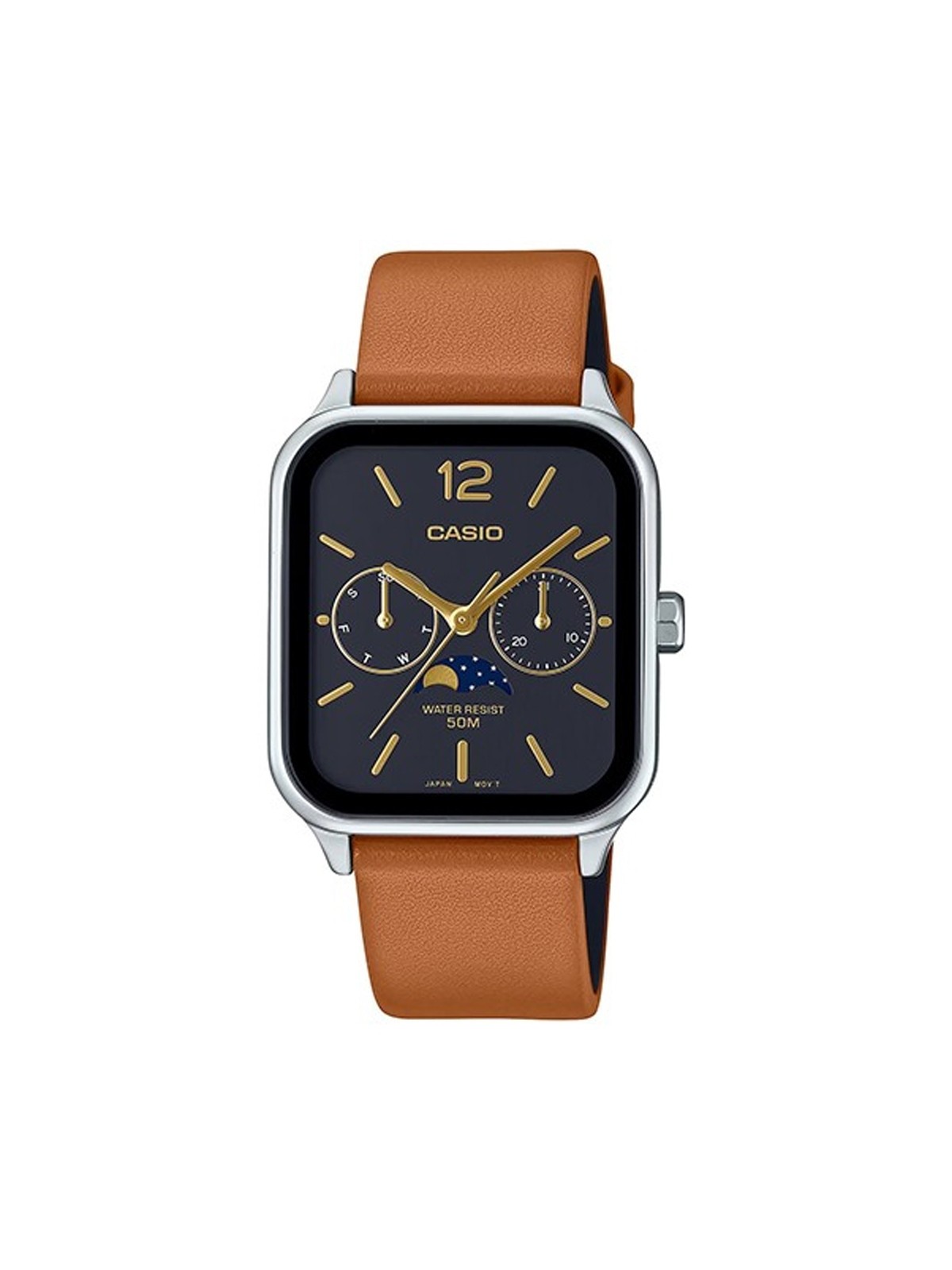 CASIO Moonphases Pelle Nero Unisex